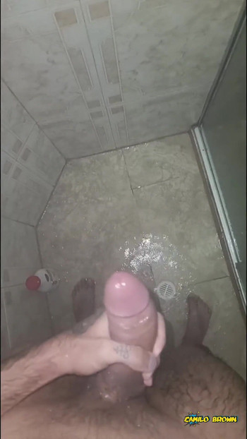 Jaw-dropping moment from "FANS EXCLUSIVE Big Uncut Cock Solo POV Jerk and Cumshot In The Shower"
