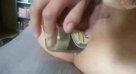 wieder eine flasche