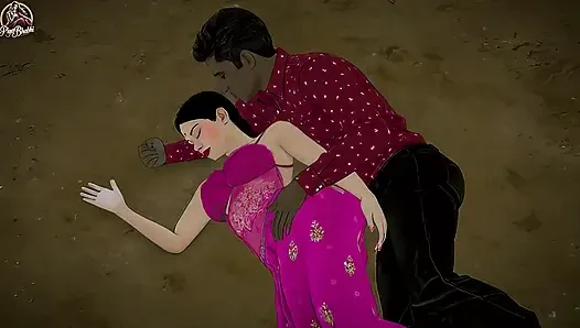 Hintli kadın haveli'de zengin yaşlı adam tarafından sert sikiliyor