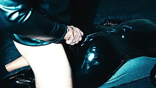 First He Fucks Me with a Dildo, Then He Penetrates Me with His Cock and Cums Profusely on My Suit