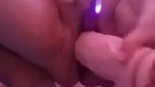 wife fuck new huge dildo