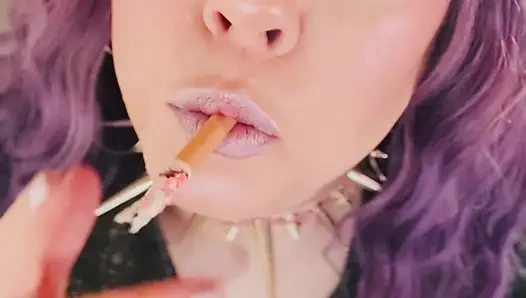 All Dangles From You Smoking Queen, Tina Snua! Close Up With Lots Of Smoke!