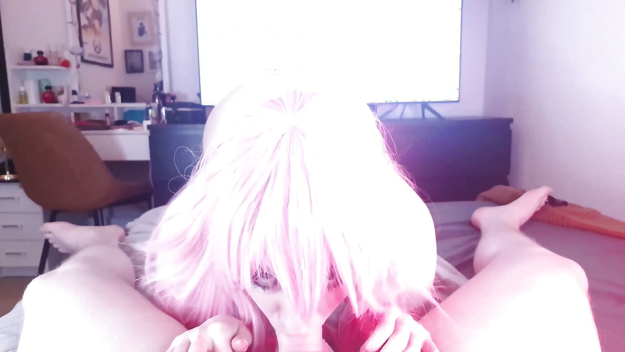 Slutty Cosplay Step Sister, Gets Covered in Oil
