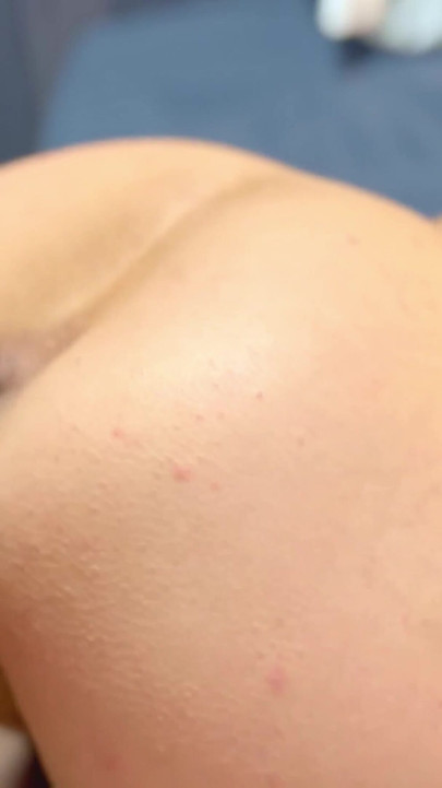 Key moment from "Homemade Fuck Ends with Deep Creampie in Her Pussy ."