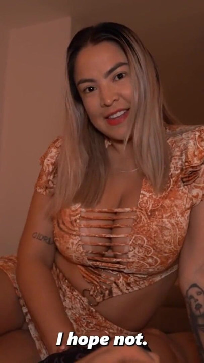 My busty stepmother catches me touching myself in her room! | Clip 1