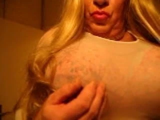 Cross Dresser Preparing for a Night Out