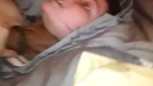 Black guy fucks white girl while bf films