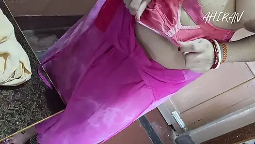 Red Bra Huge Boobs Review and Forplay With Her Boyfriend.