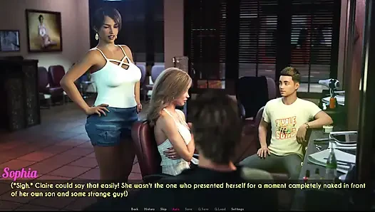 Awam Sophia Showed Her Boob in the Hairsalon.