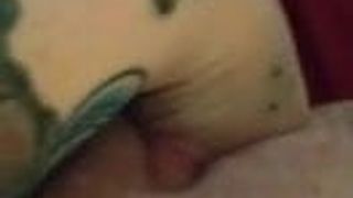 Caliente british bbw pelirroja tratando de tomar su puño