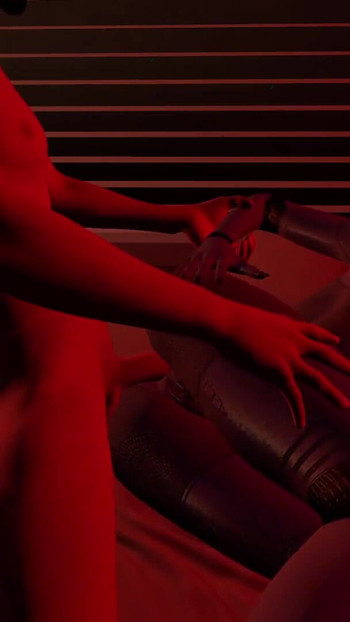 Thrilling moment from "Twins Sex scene in Atomic Heart l 3d animation"