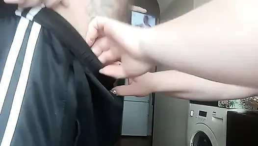 BBW Milf loves getting a mouthful of cum after a blowjob 9