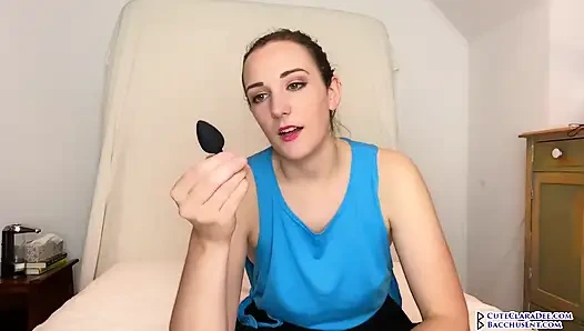 Anal JOI for beginners - Butt play tutorial by Clara Dee