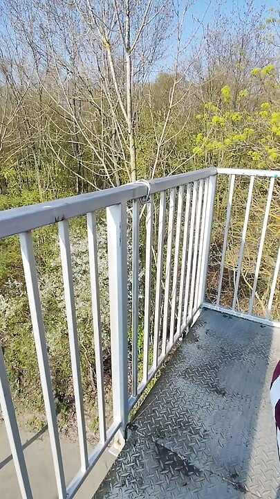 In public a quick blowjob in the forest with oral cum! Delicious!