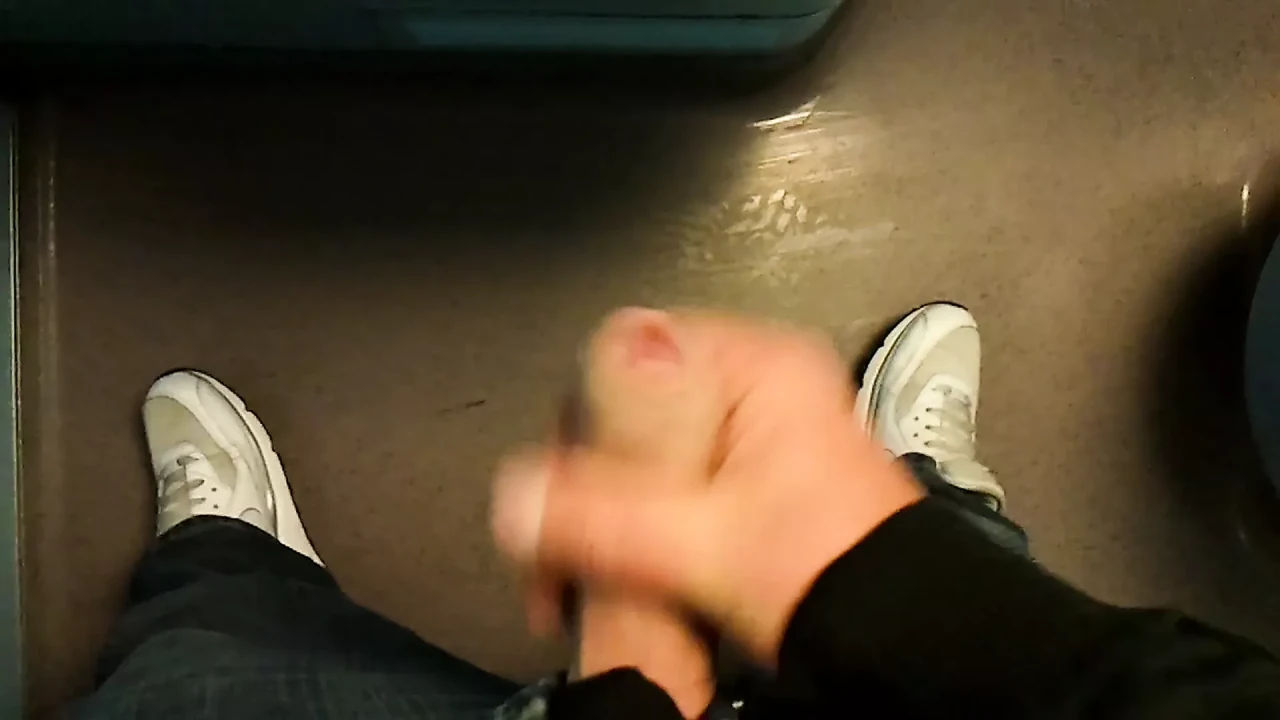 Jerking off in german ICE train