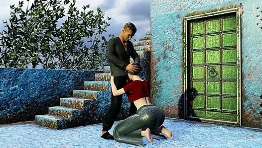 I Fucked My Friend's HOT Stepmom Doggy Style on the Rooftop