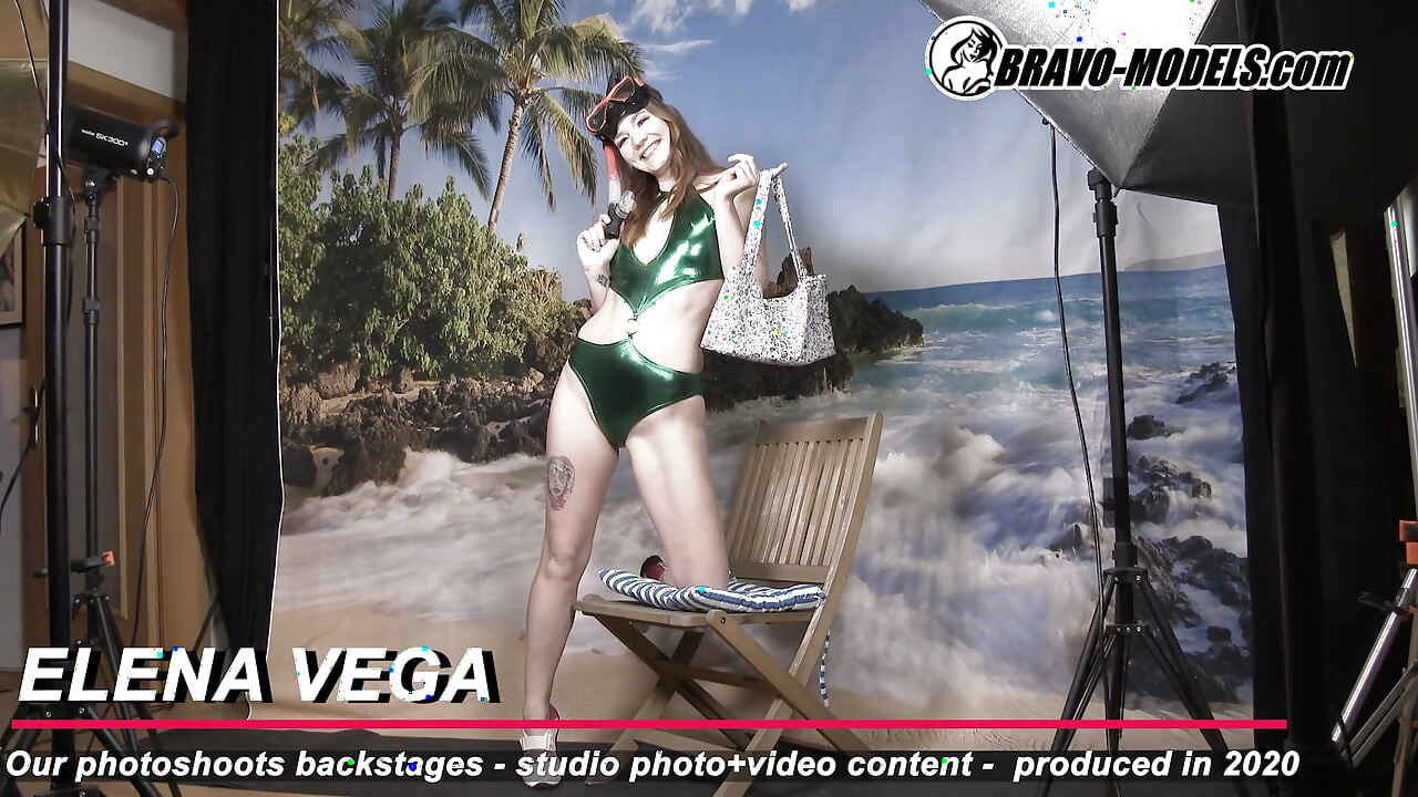 377 sessão de fotos nos bastidores Elena Vega adulta