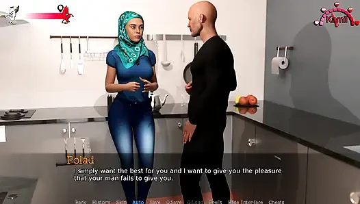 Leben im nahen osten # 13 - Hicran und Banu hatten einen moment, Turan spielte mit Banus muschi, Murat fickte Banu