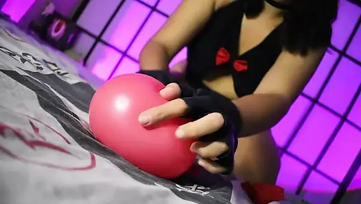 Squish und finger ficken underinflated ballons - Bunny Looner