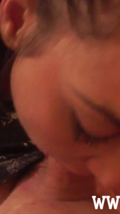 Stunning moment from "She caught me watching a porn movie and gave me a blowjob"