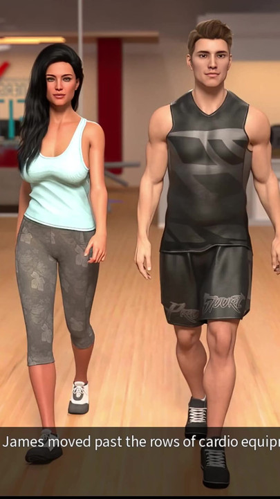 Hvisken om begær 14 Sarah og Alex nød deres tid i fitnesscentret