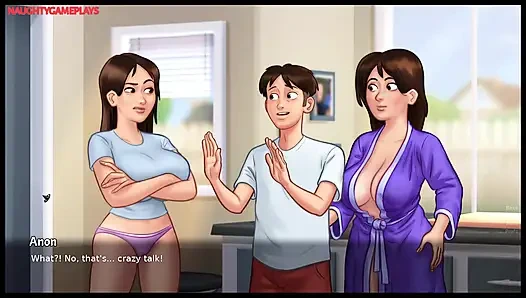 Летняя сага, часть 23 от DarkCookie - горячая милфа застукала его за мастурбацией прямо в ее постели и помочь ему хорошо кончить