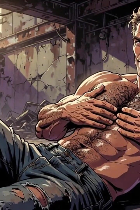 Hairy Chest Men Animation