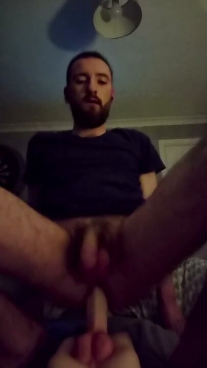Joebeatty27 Rides long dildo