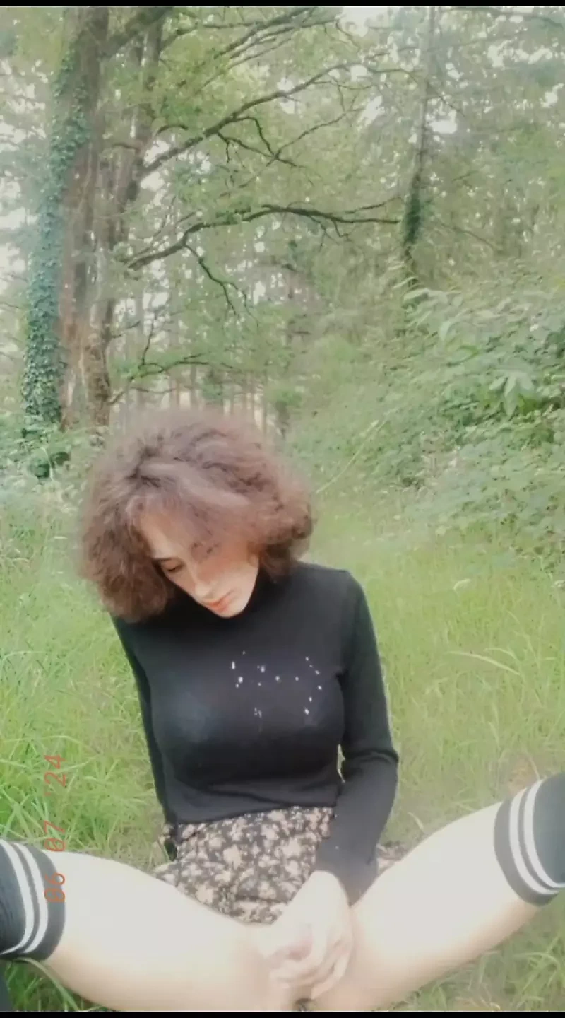 Masturbation outside is in a public restroom