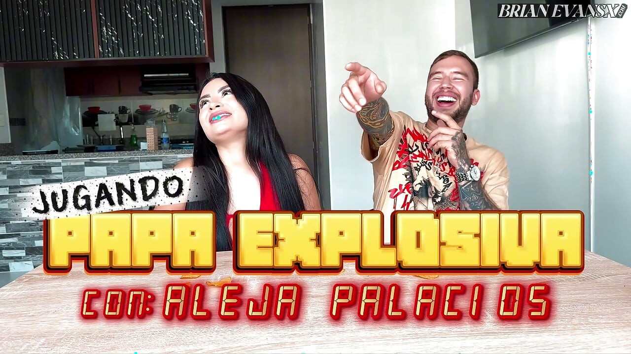 Petite busty Latina Alejandra Palacios has sex by losing a game with her round ass - Brian Evansx