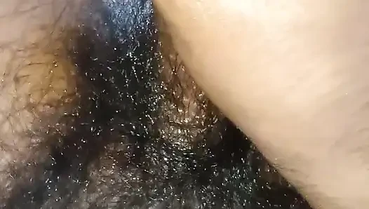 A big cock boy jerk his cock very rudely and oil it then fuck anal toy
