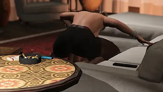 GTA V Amanda Takes Franklin Inside Michael's House (Part 2)