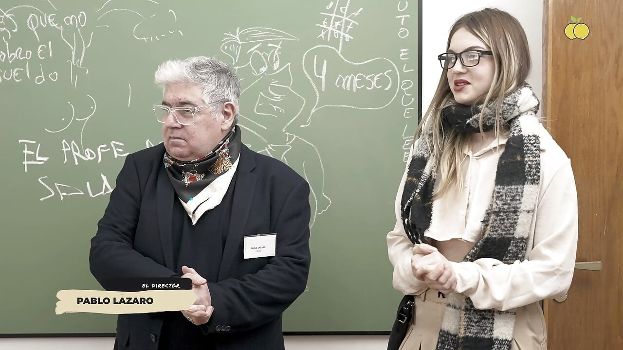 From the blackboard to the desk: The student Atucha resolves his differences with teacher Vanesa in the wildest way