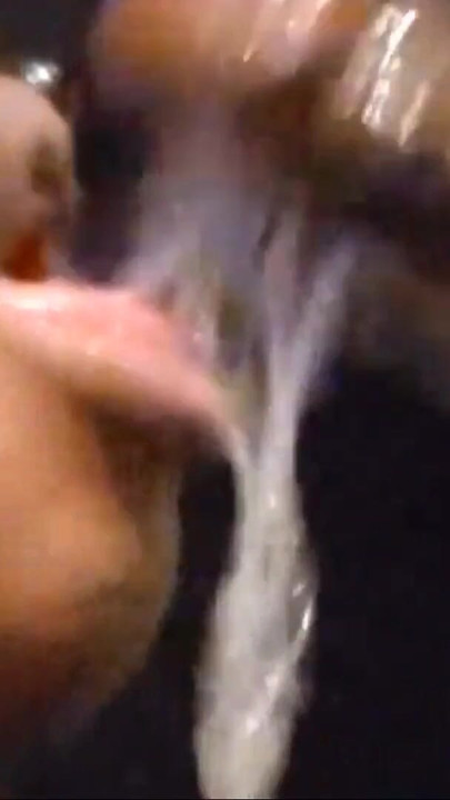 PERFECT LIPS-made a sloppy mess slurping his dick it made him NUST! FAST!!! | Clip 1