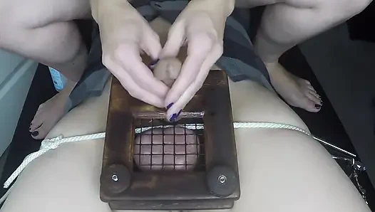 MILF Uses Medieval Tool to Extract Fresh Sperm