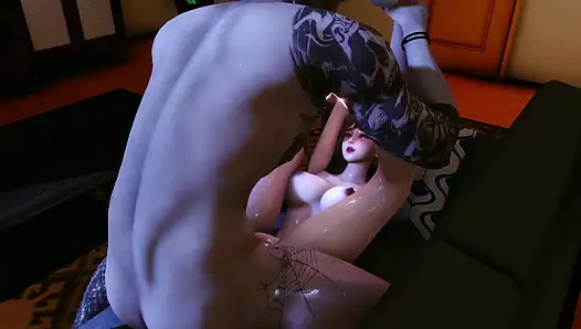 Intense Hardcore Missionary Pounding by Inked Guy with Massive Dick