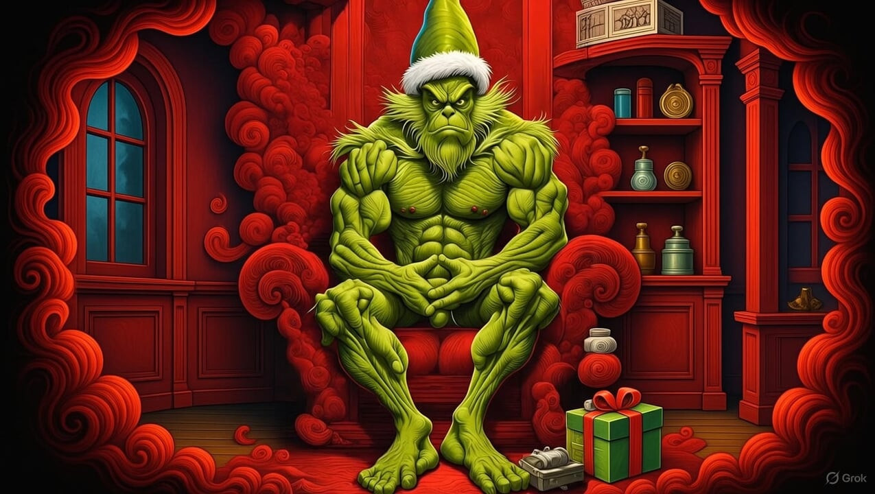 The Grinch! Watch This My First Cartoon, Made Three Years Ago for Christmas. It Looks so Funny and Ridiculous Now.