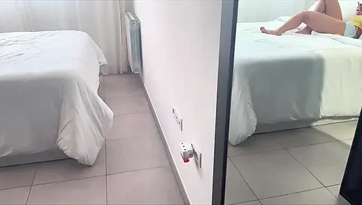 Family vacation - I catch my sister-in-law begging to be fucked in my room