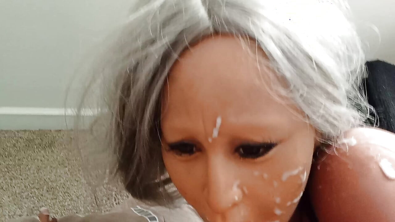 Sloppy, Sweet Facial - Big Booty Grandma, Gilf Gettin' Facially-Fucked in da Morning