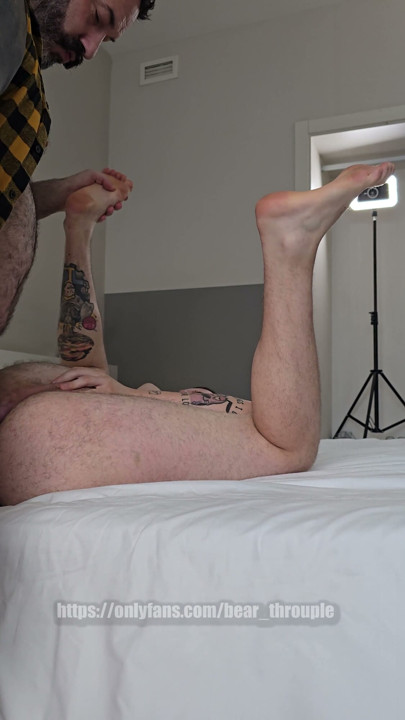 I find my daddy in the room, ready for me to suck his cock and for him to fuck my ass (First Preview) | Clip 1