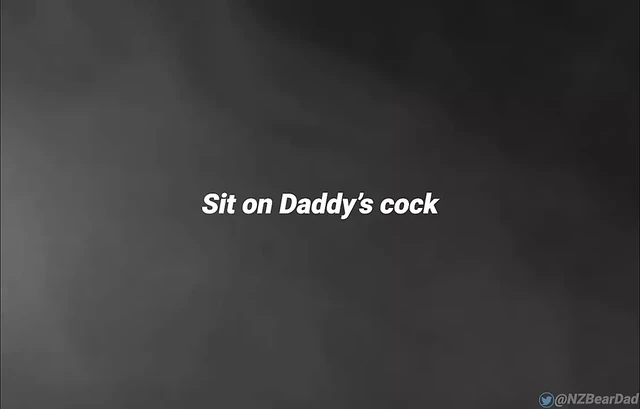 Introducing NZBearDad as he talks dirty to his boy.