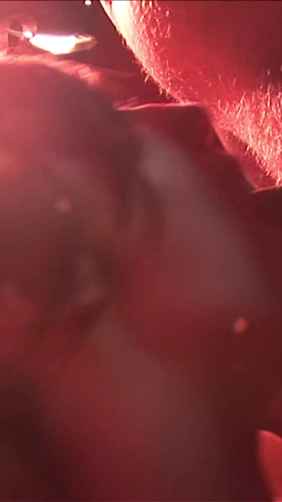Busty blonde stripper joins two couples for dirty fun at the club