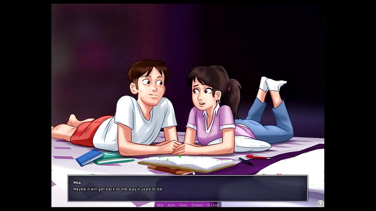 Summertime saga - Johannes fodeu Odette ... As senhoras e Johannes jogaram girar o cervo.