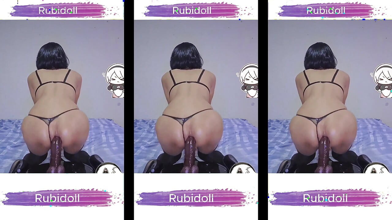 RubiDoll Bitch Nymphomaniac Dominating Cock BBC 26cm With Anal Sex Hardcore