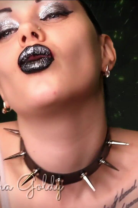 You're so fortunate that I let you worship and wank all over my glossy black lips!
