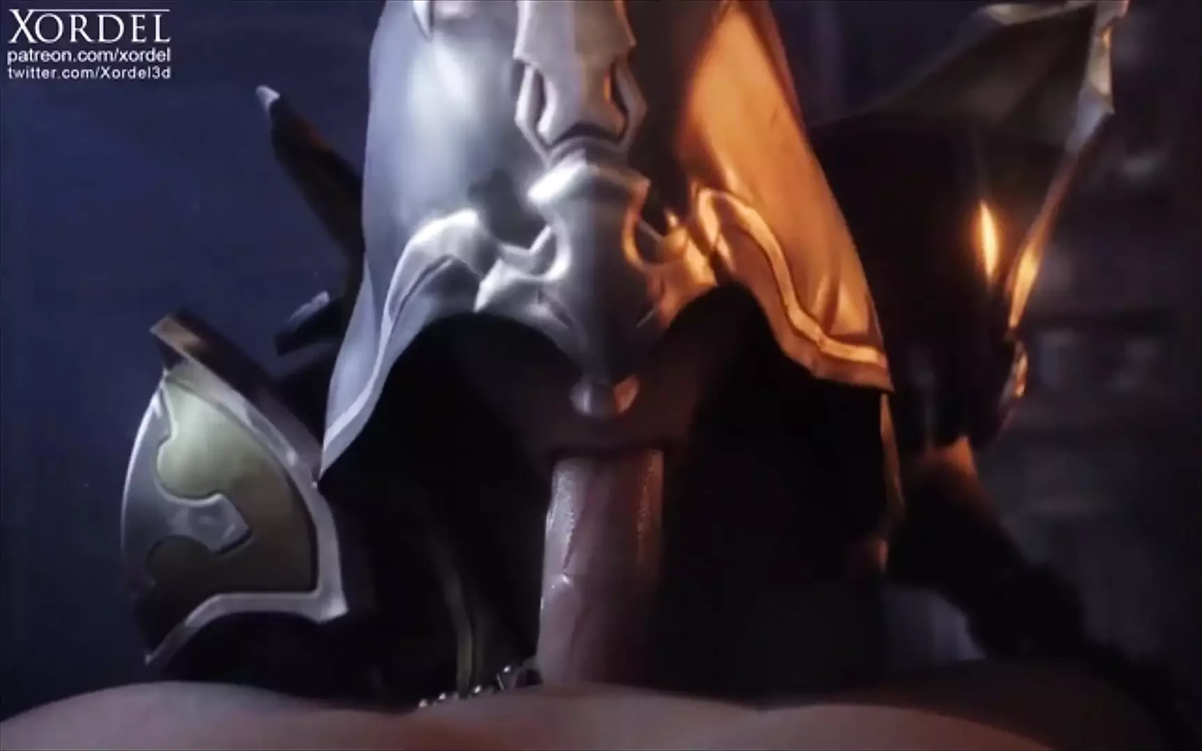 Sombra сосет хуй как хорошая шлюшка