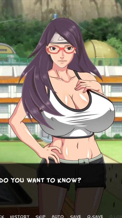 Emotional moment from "Sarada Training (Kamos.Patreon) - Part 5 Big Boobs Size By LoveSkySan69"