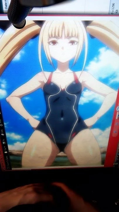 Cum Tribute - Swmsuit Rachel Alucard (BlazBlue Alter Memory)