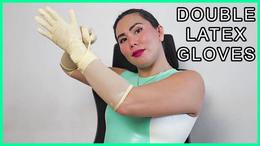 Latex handschoen fetisj asmr door Dominafire