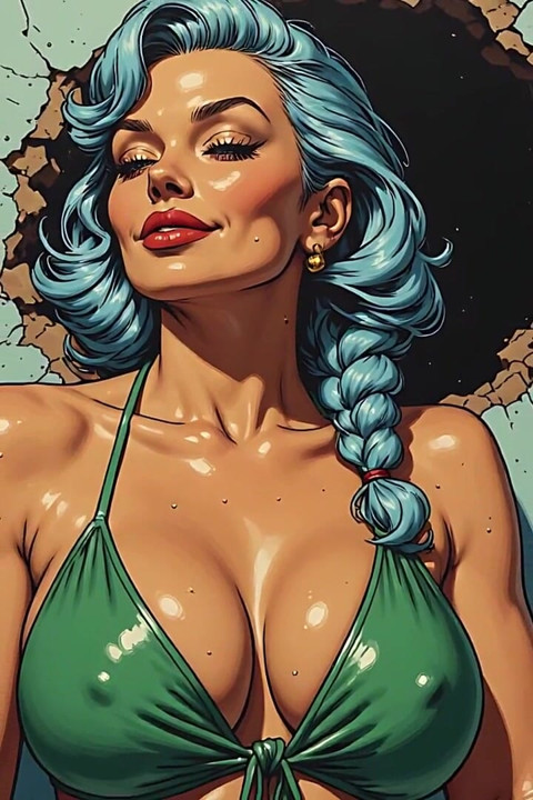 Swimsuit Cleavage Non-nude Art